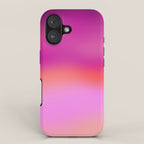 Pink magenta ombre iPhone Case Gallery Image 1