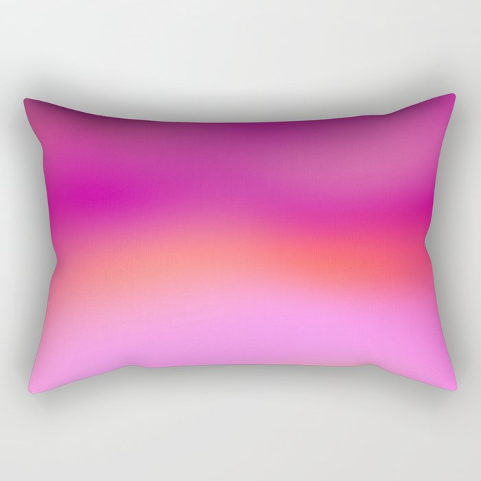 Pink magenta ombre Rectangular Pillow Gallery Image 1