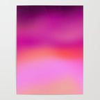 Pink magenta ombre Poster Gallery Image 4