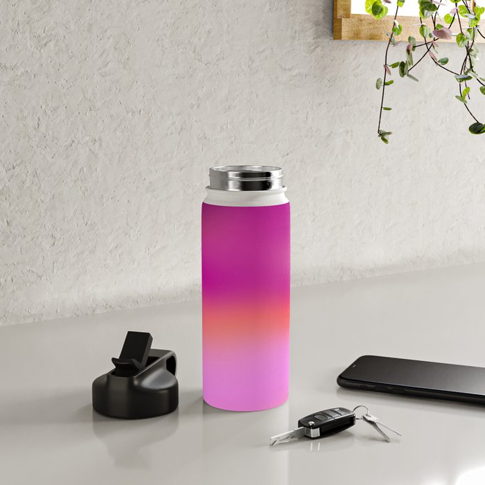 Pink magenta ombre Water Bottle Gallery Image 4