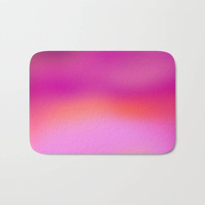 Pink magenta ombre Bath Mat Gallery Image 1