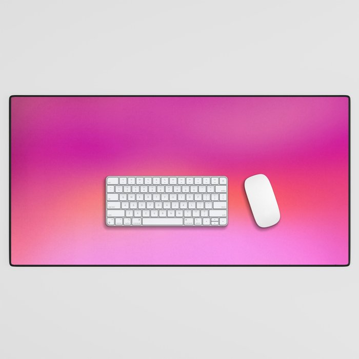 Pink magenta ombre Desk Mat Gallery Image 1