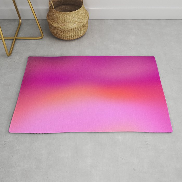 Pink magenta ombre Rug Gallery Image 1