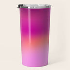 Pink magenta ombre Travel Mug Gallery Image 3
