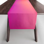 Pink magenta ombre Table Runner Gallery Image 1