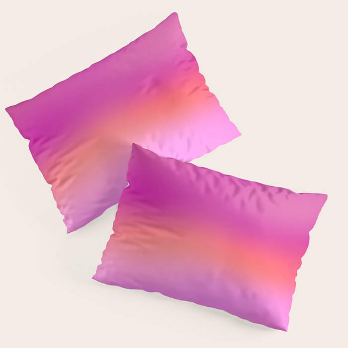 Pink magenta ombre Pillow Sham Gallery Image 3