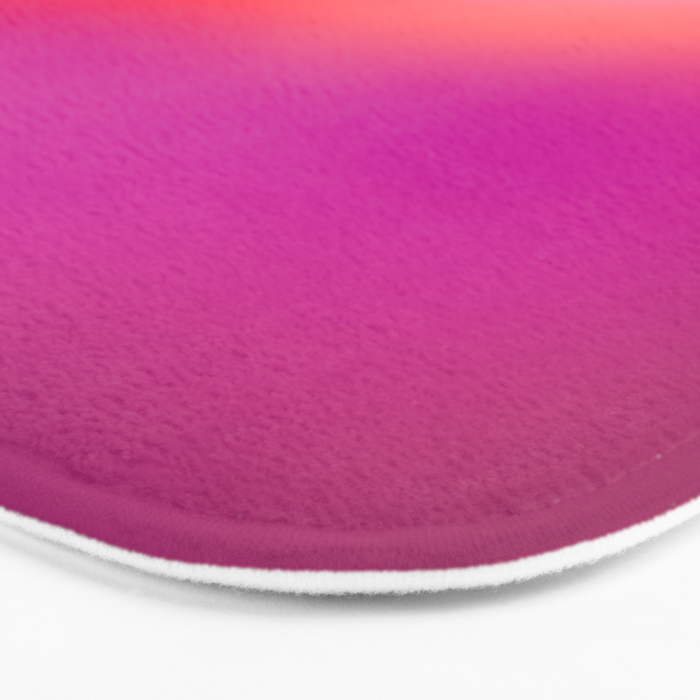 Pink magenta ombre Bath Mat Gallery Image 3