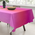 Pink magenta ombre Tablecloth Gallery Image 3