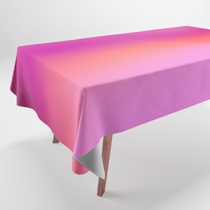 Pink magenta ombre Tablecloth Gallery Image 1