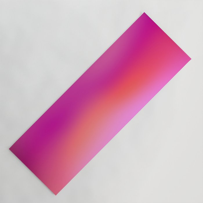 Pink magenta ombre Yoga Mat Gallery Image 1