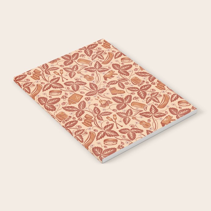 Summer Camping - Copper Peach Notebook
