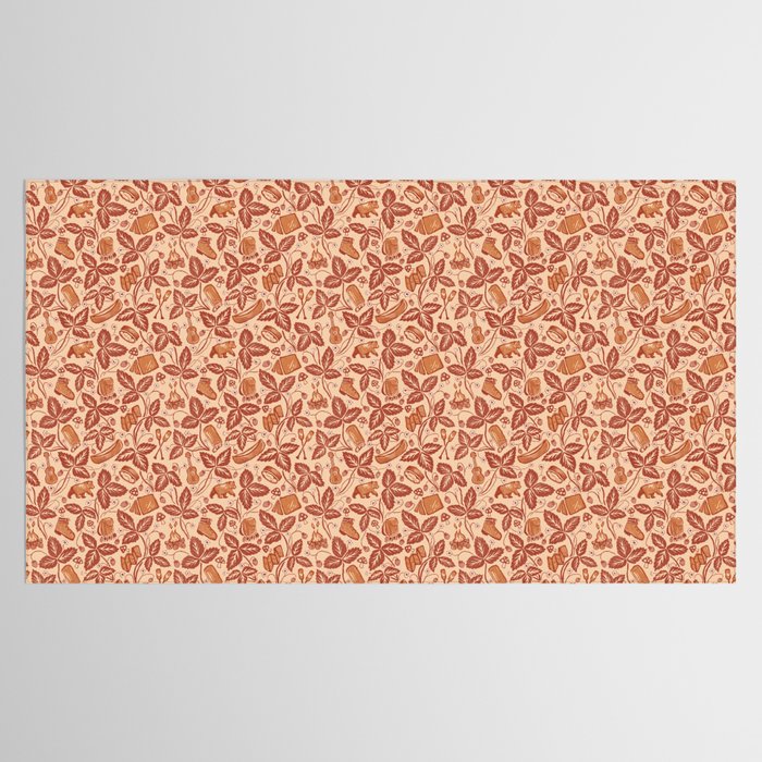 Summer Camping - Copper Peach Tablecloth Gallery Image 2