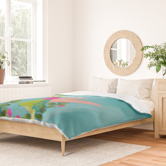 "Take The Time You Need And Let Today Be What Today Needs To Be." Duvet Cover Gallery Image 2