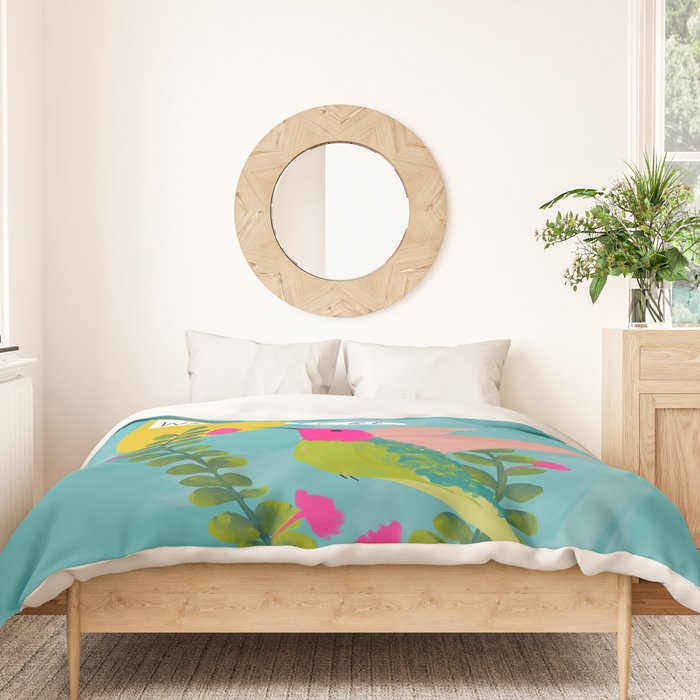 "Take The Time You Need And Let Today Be What Today Needs To Be." Duvet Cover Gallery Image 3