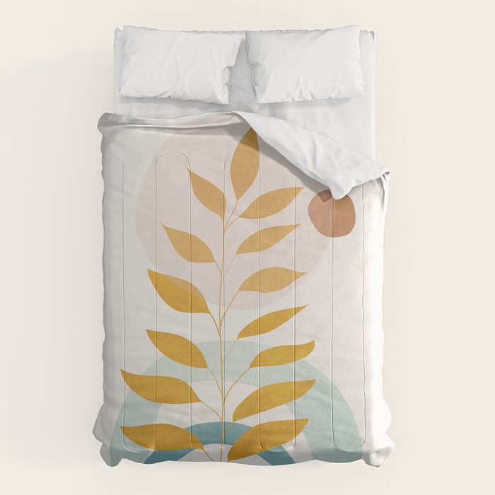 Soft Abstract Shapes 09 Comforter Gallery Image 6