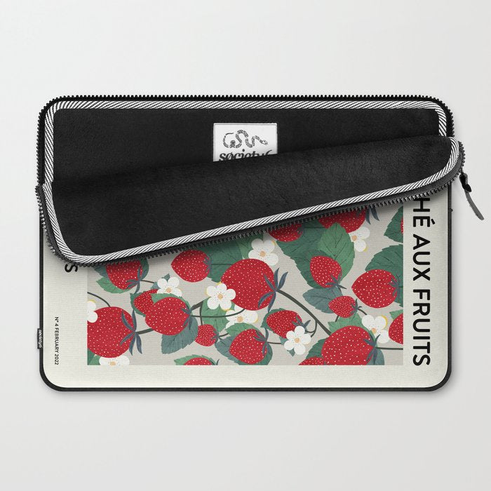 Fruit market Paris retro inspiration Laptop Sleeve Gallery Image 2