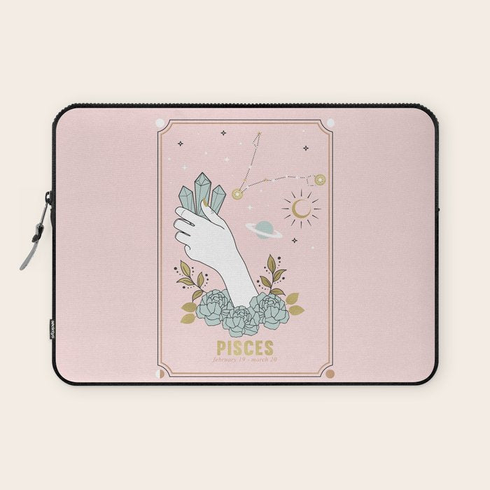 Pisces Zodiac sign Laptop Sleeve Gallery Image 1