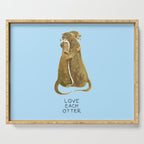 Love each otter Serving Tray Gallery Image 1