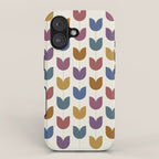 Spring Tulips VIII Multicolor Mid Century Flowers iPhone Case Gallery Image 1