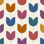 Spring Tulips VIII Multicolor Mid Century Flowers Coffee Mug Gallery Image 2