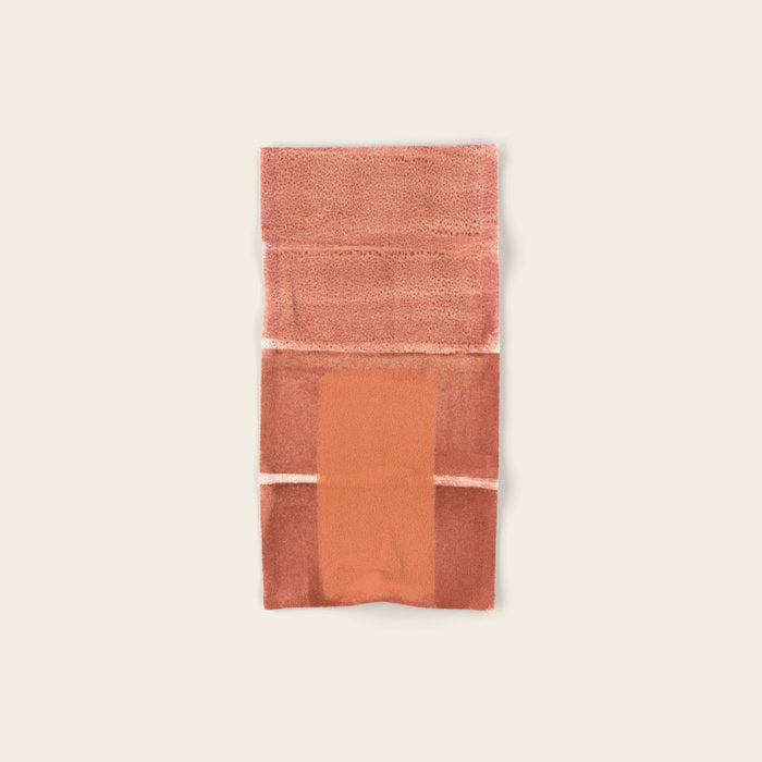 colorfields autumn orange Bath Towel Gallery Image 1