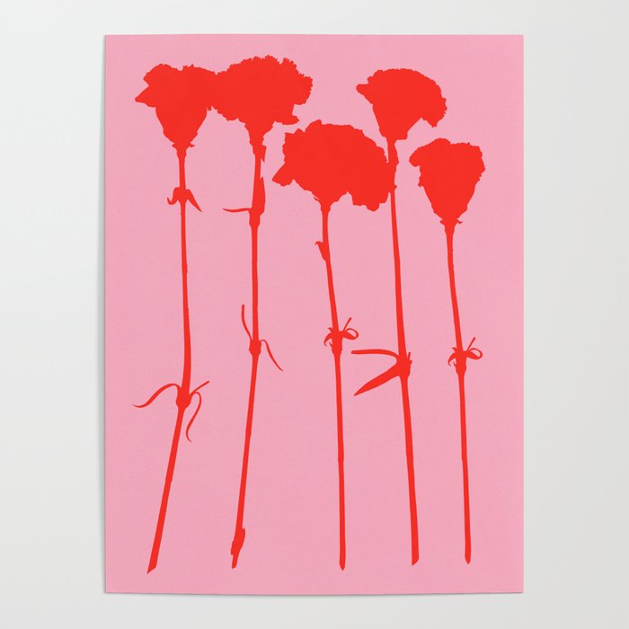 carnations 3 Poster Gallery Image 1