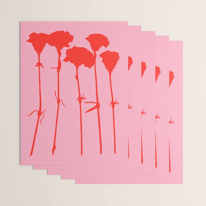 carnations 3 Wrapping Paper Gallery Image 3