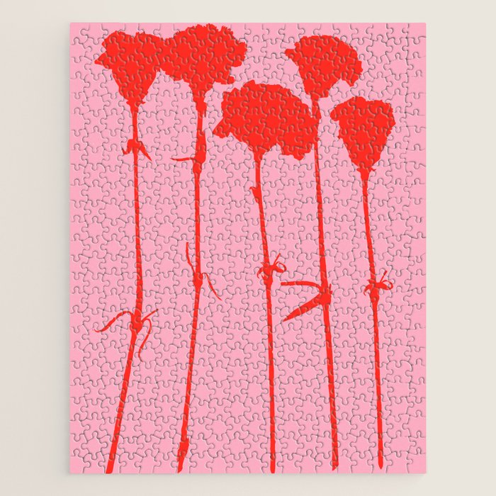carnations 3 Jigsaw Puzzle Gallery Image 1