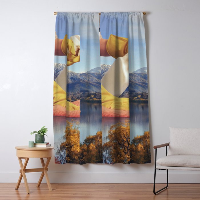Deep clean lake II Window Curtain Gallery Image 5