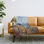Deep clean lake II Throw Blanket Gallery Image 1