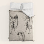 Boxing Gloves Patent - Boxer Trainer Coach Gym Art - Antique Comforter Gallery Image 6
