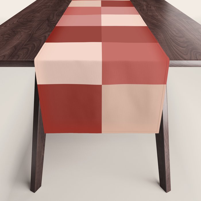 Bold Colorful Checks Pattern - Large X Table Runner Gallery Image 1