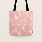 Contemporary Geometric Shapes - Soft Pink Tote Bag Gallery Image 1