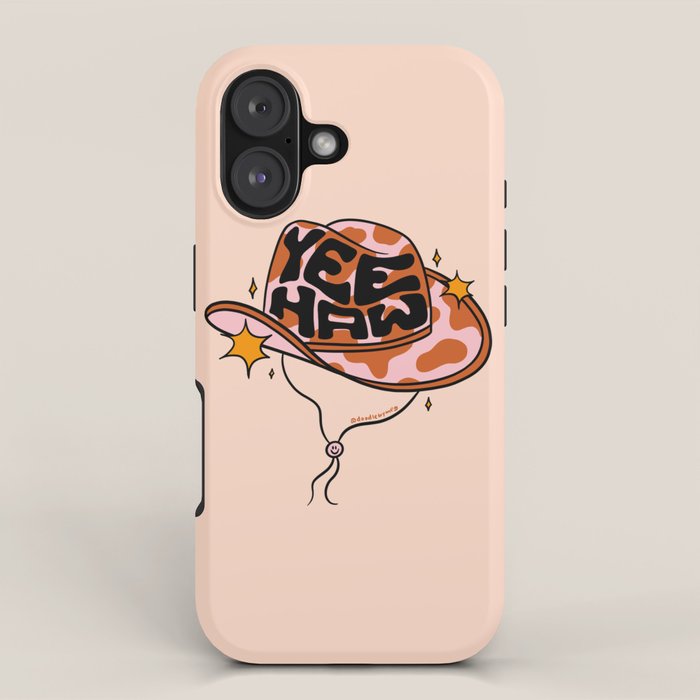 Yeehaw Cowboy Hat iPhone Case Gallery Image 1