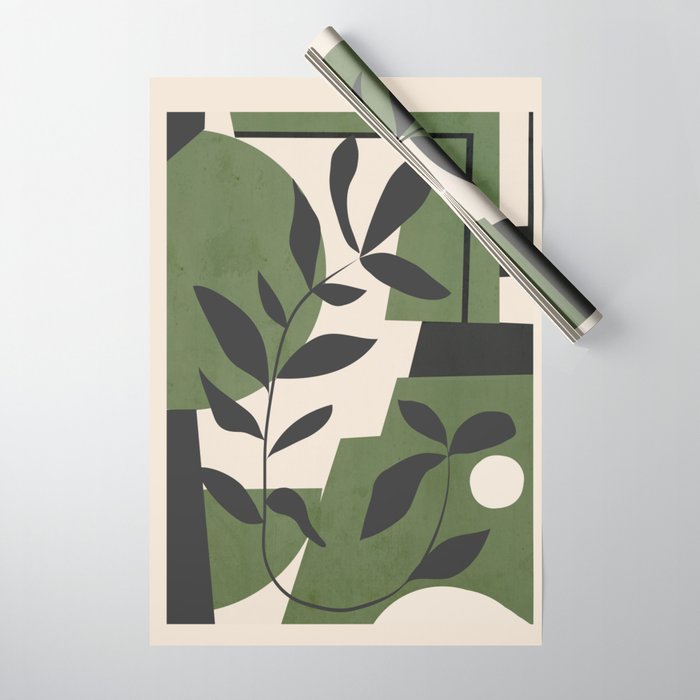 Abstract Foliage 5 Wrapping Paper Gallery Image 1