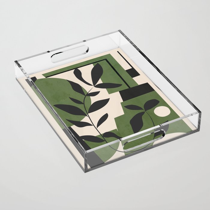 Abstract Foliage 5 Acrylic Tray Gallery Image 1