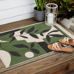Abstract Foliage 5 Outdoor Rug Gallery Image 2