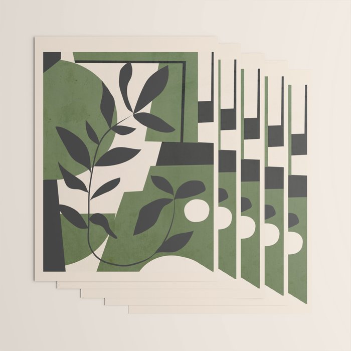 Abstract Foliage 5 Wrapping Paper Gallery Image 3