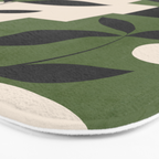 Abstract Foliage 5 Bath Mat Gallery Image 3