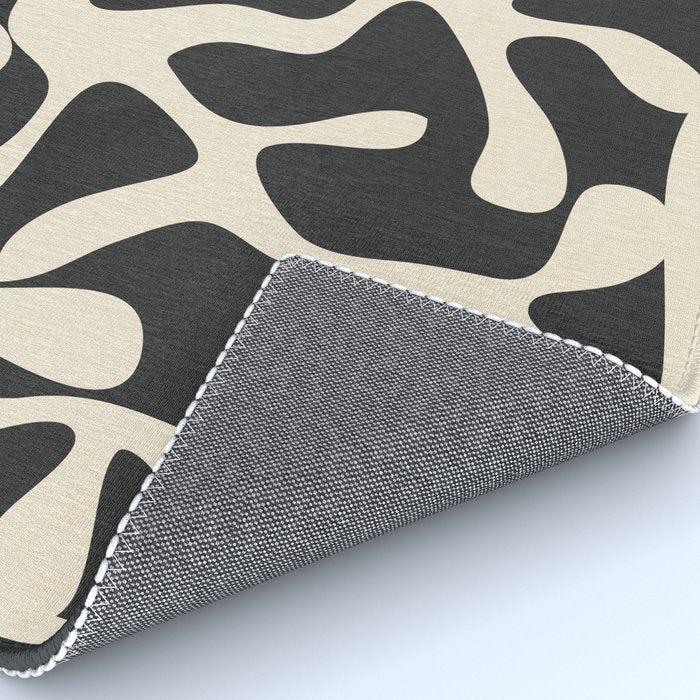 Minimalist Abstract Leaves 1 Rug Gallery Image 4