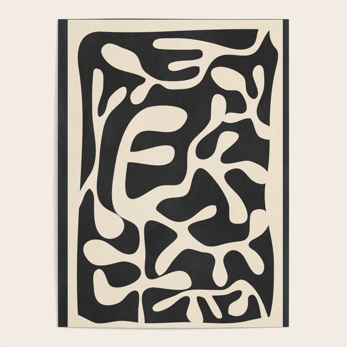 Minimalist Abstract Leaves 1 Poster Gallery Image 4