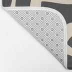 Minimalist Abstract Leaves 1 Bath Mat Gallery Image 2