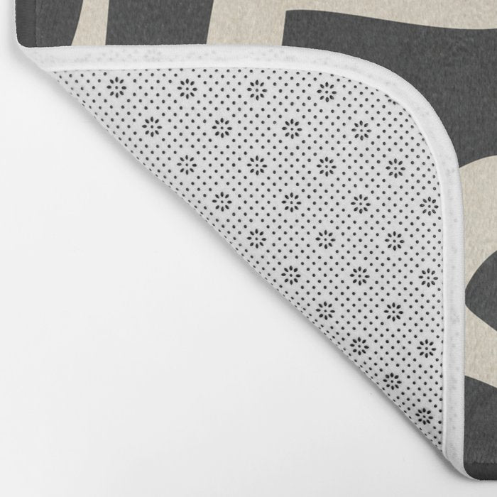 Minimalist Abstract Leaves 1 Bath Mat Gallery Image 2
