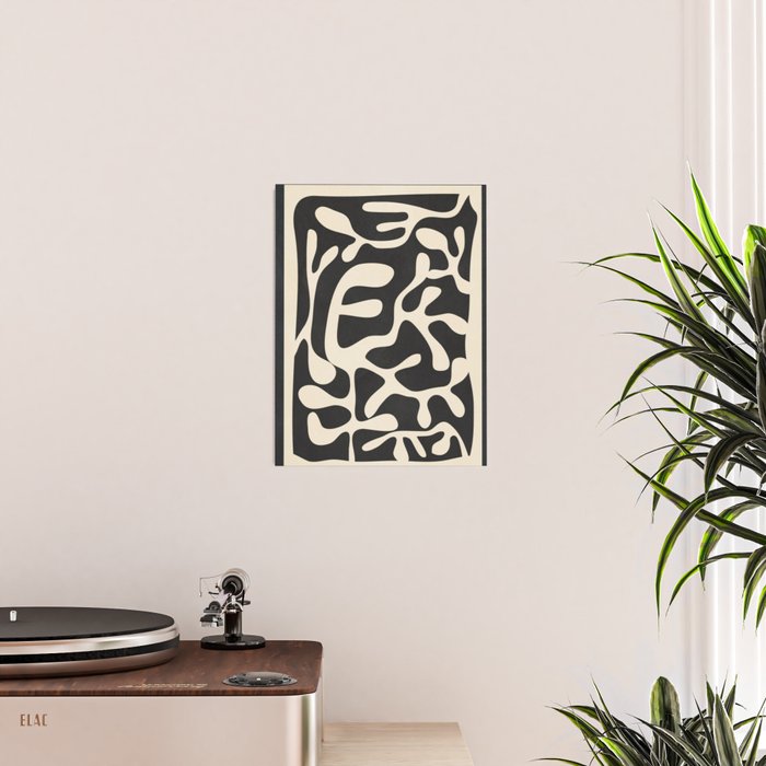 Minimalist Abstract Leaves 1 Poster Gallery Image 2