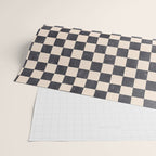 CHECKER - 001 - Graphite Wrapping Paper Gallery Image 2