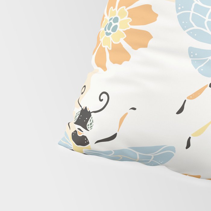 Honey Bee Abstract Pattern Pillow Sham Gallery Image 4