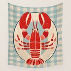 Lobster Lunch Wall Tapestry Gallery Image 4