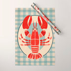 Lobster Lunch Wrapping Paper Gallery Image 1