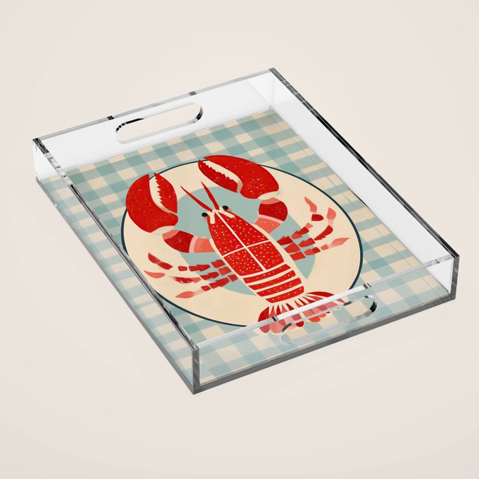 Lobster Lunch Acrylic Tray Gallery Image 1