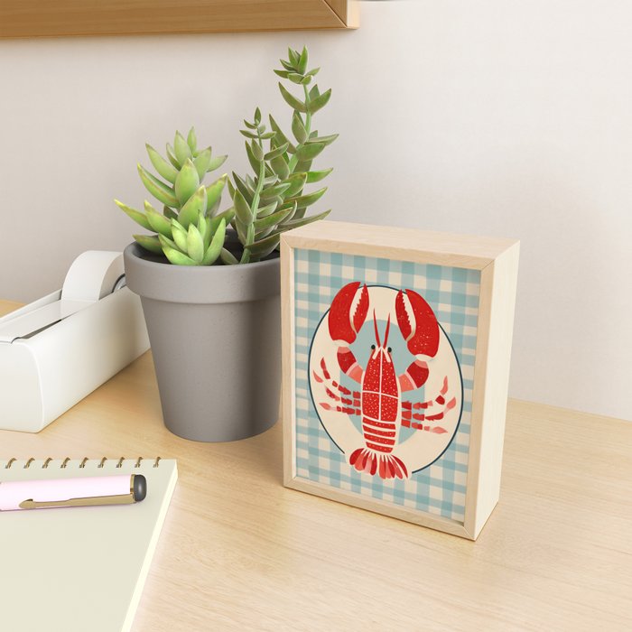 Lobster Lunch Mini Art Print Gallery Image 2